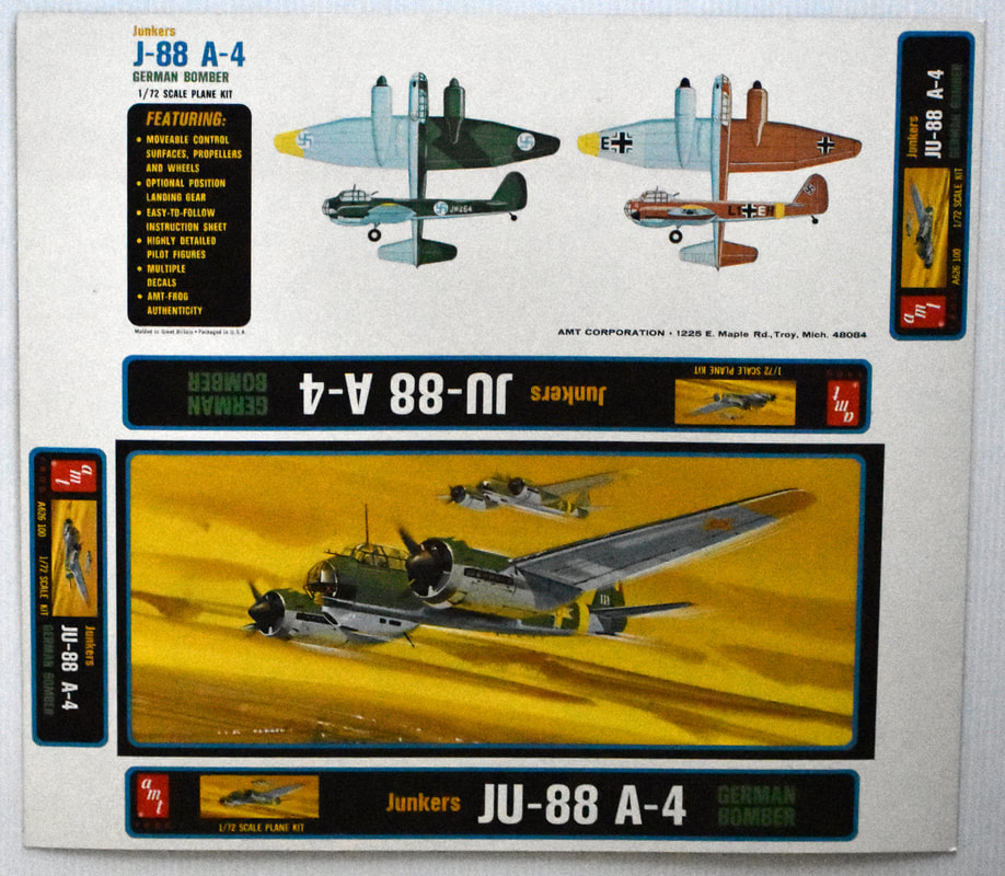 Otto Kuhni Artwork - Early Commercial Works - AMT - JU-88 A-4