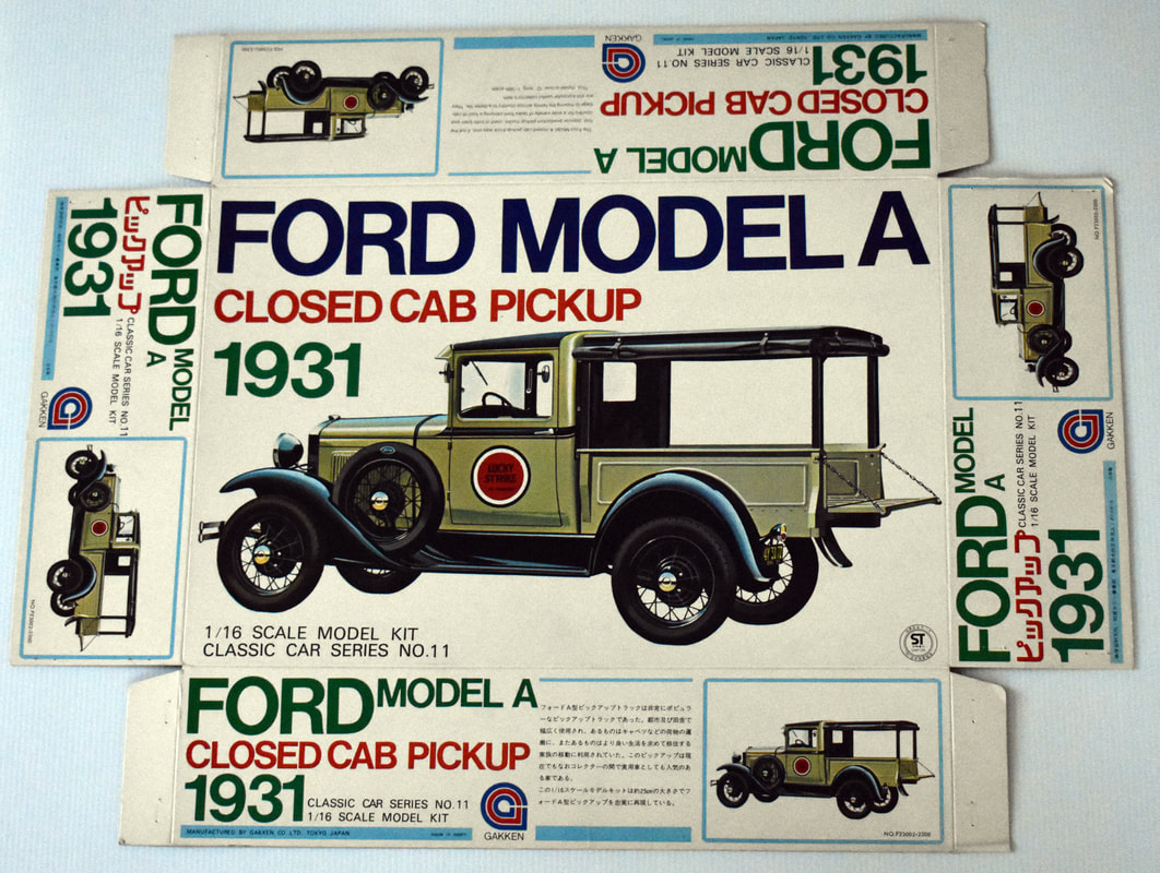 Otto Kuhni Artwork - Early Commercial Works - Gakken Ford Model A Closed Cab Pickup