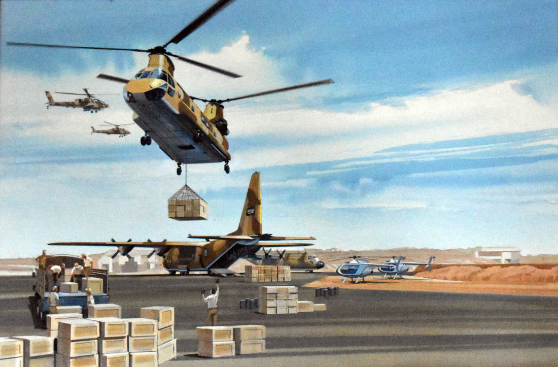 Otto Kuhni Artwork - Helicopters