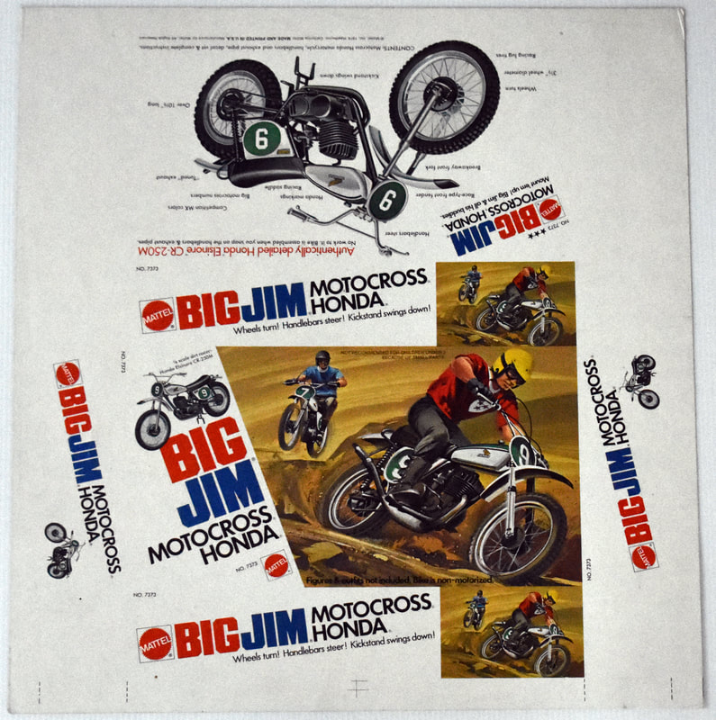 Otto Kuhni Artwork - Big Jim Motorcross Honda