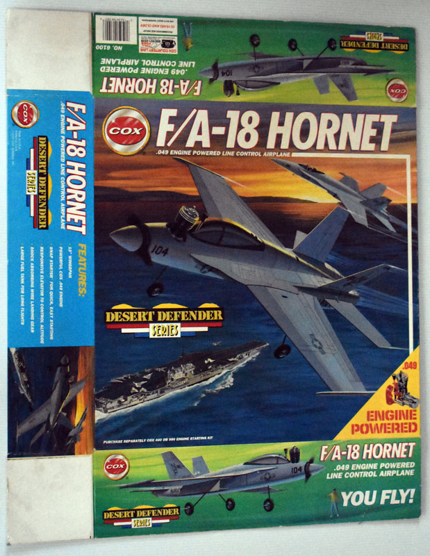 Otto Kuhni Artwork - Early Commercial Works - Cox - Desert F/A-18 Hornet