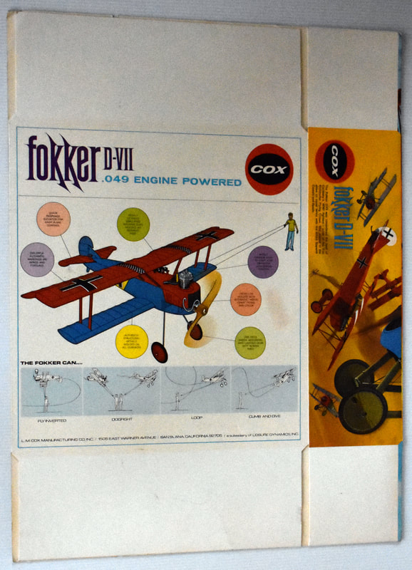 Otto Kuhni Artwork - Early Commercial Works - Cox - Fokker D-VII