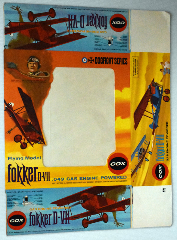 Otto Kuhni Artwork - Early Commercial Works - Cox Fokker D-VII