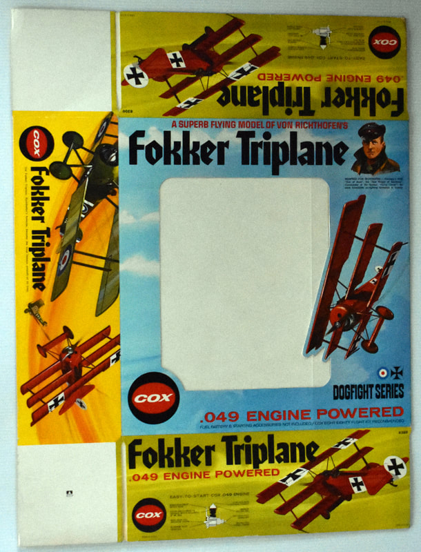 Otto Kuhni Artwork - Early Commercial Works - Cox Fokker Triplane