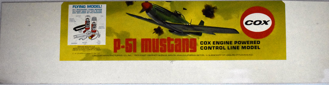 Otto Kuhni Artwork - Early Commercial Works - Cox - P-51 Mustang