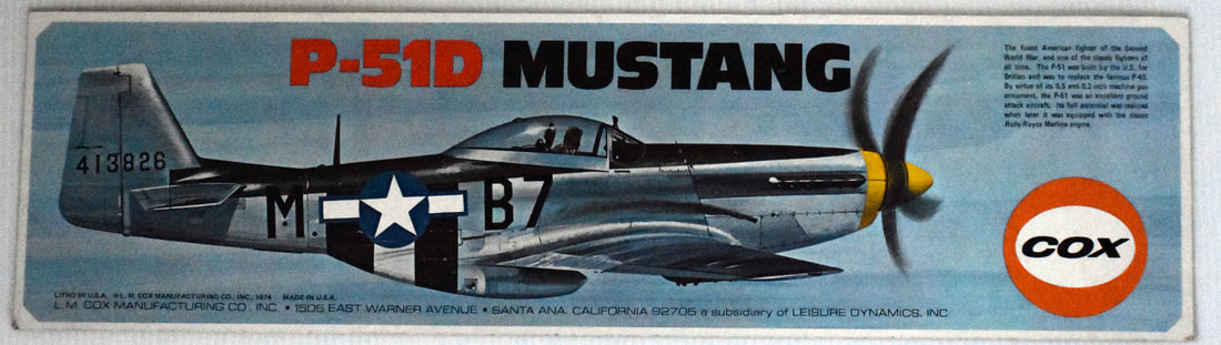 Otto Kuhni Artwork - Early Commercial Works - Cox - P-52 Mustang