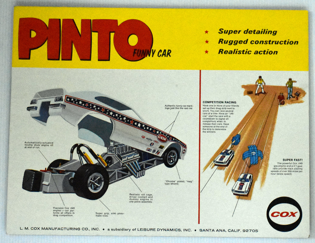 Otto Kuhni Artwork - Early Commercial Works - Cox - Pinto Funny Car