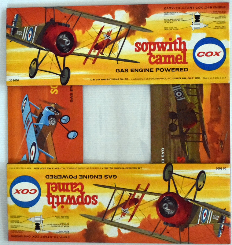 Otto Kuhni Artwork - Early Commercial Works - Cox Sopwith Camel