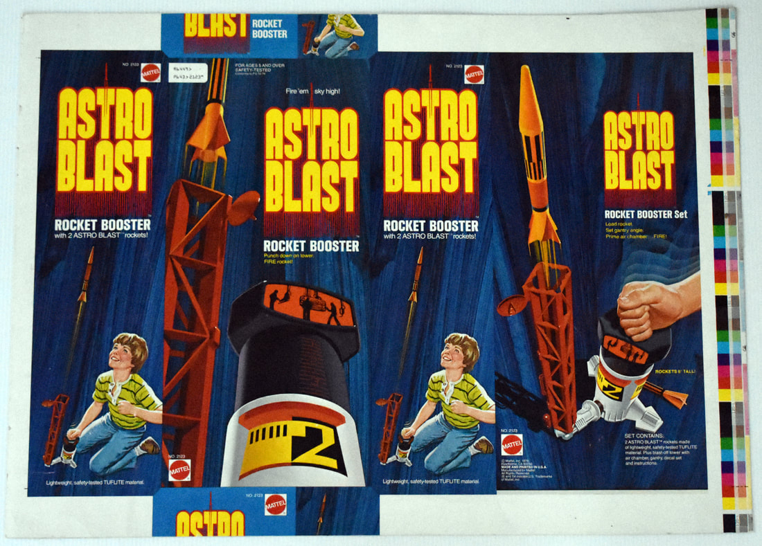 Otto Kuhni Artwork - Mattel Astro Blast Rocket Booster