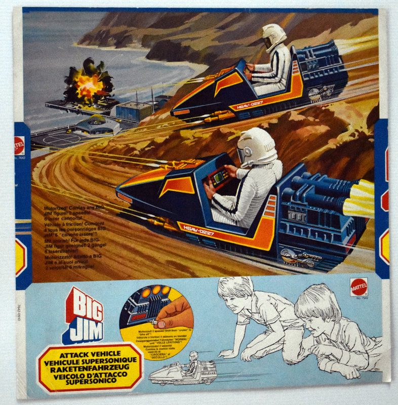 Otto Kuhni Artwork - Mattel - Big Jim Attack Vehicle