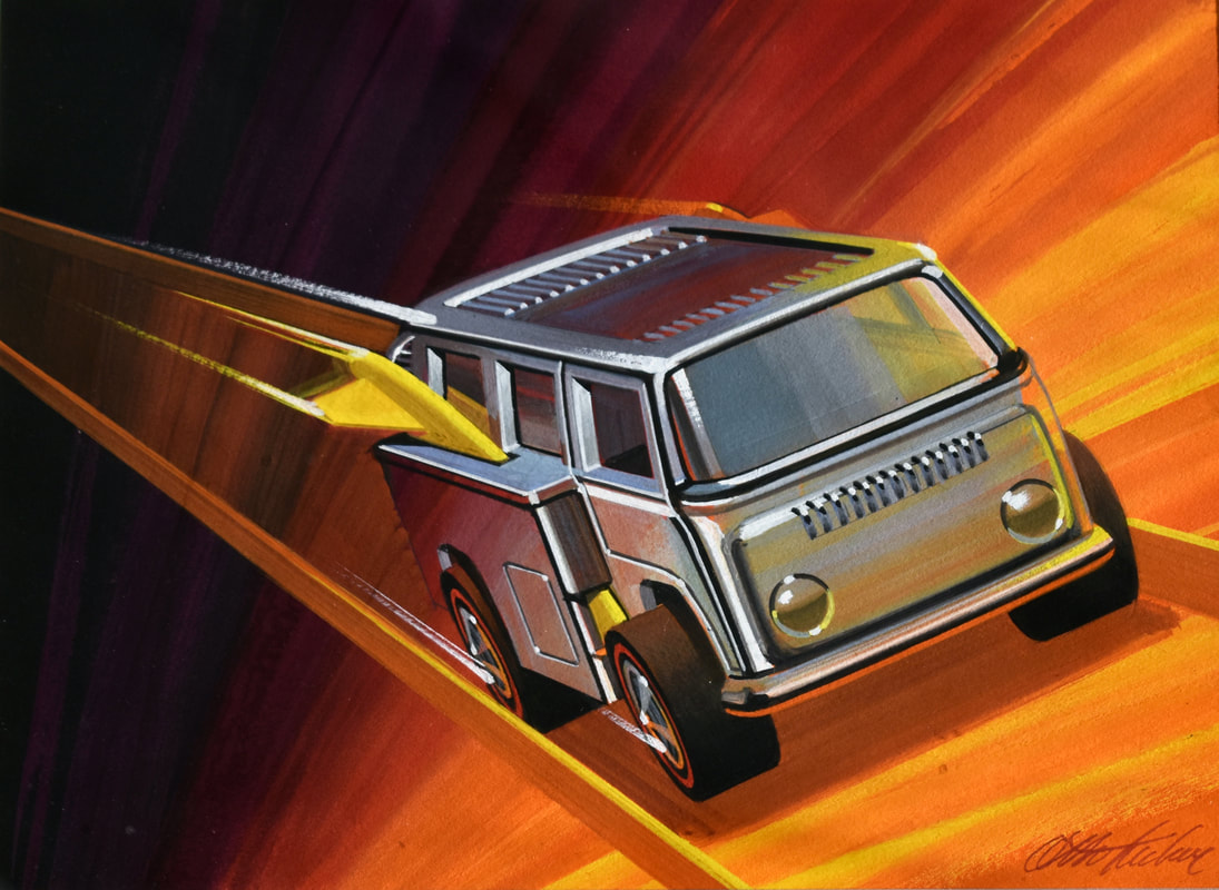 Otto Kuhni Artwork - Hot Wheels Related - Paintings