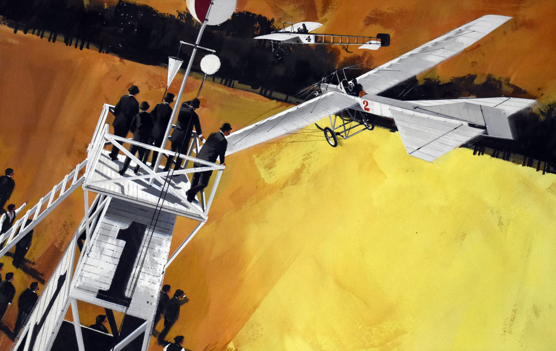 Otto Kuhni Artwork - Paintings - Flight Tower