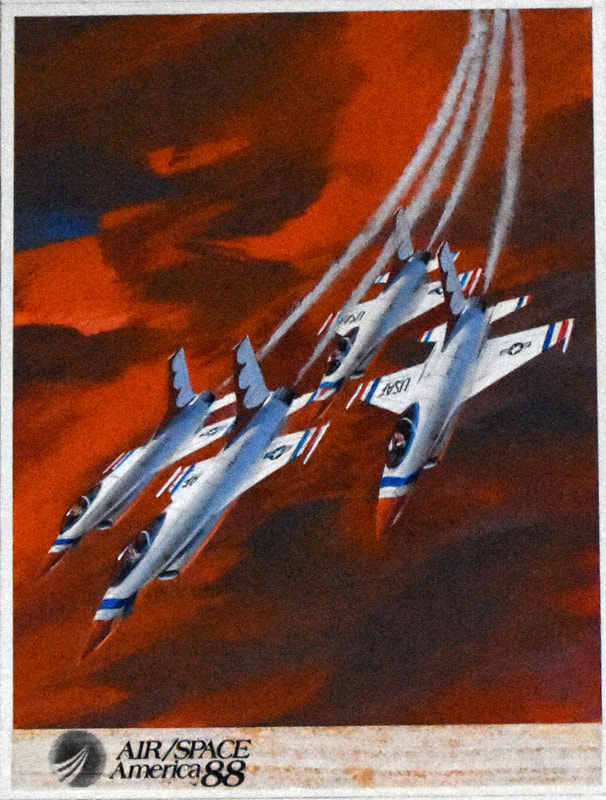 Otto Kuhni Artwork - Early Commercial Works - Air / Space America (1988)
