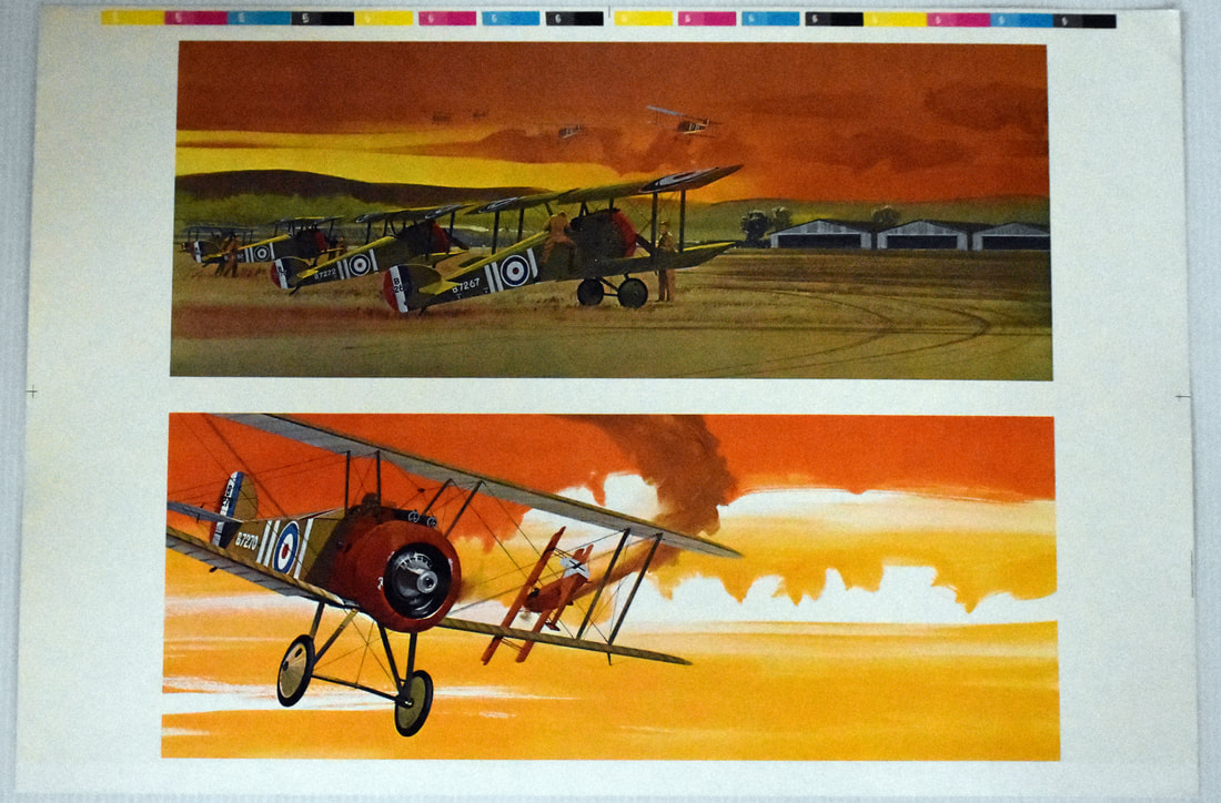 Otto Kuhni Artwork - Printer's Proofs - Five Planes