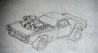 Otto Kuhni Artwork - Hot Wheels Related - Sketches