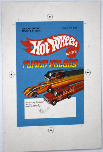 Otto Kuhni Artwork - Hot Wheels Related - Flying Colors